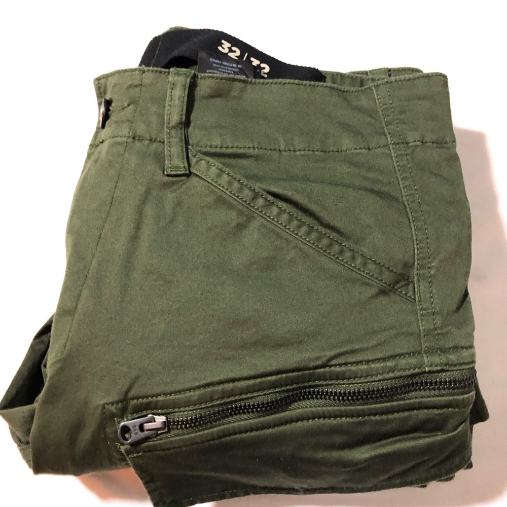 G star raw rovic zip 3d straight tapered army green mens cargo pants 32x32 - Picture 12 of 12